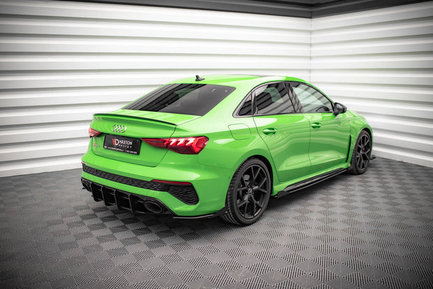 STREET PRO REAR SIDE SPLITTERS + FLAPS AUDI RS3 SEDAN 8Y