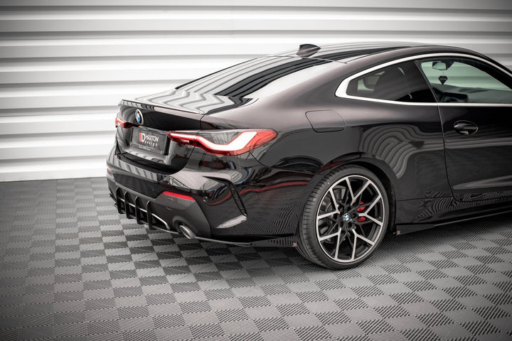 STREET PRO REAR SIDE SPLITTERS + FLAPS BMW 4 M-PACK G22