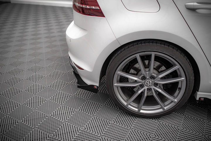 STREET PRO REAR SIDE SPLITTERS + FLAPS VOLKSWAGEN GOLF R MK7