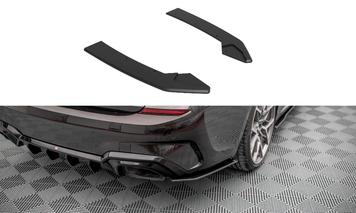 STREET PRO REAR SIDE SPLITTERS V.2 (set for Maxton valance only) BMW 3 M-PACK G20 / G21