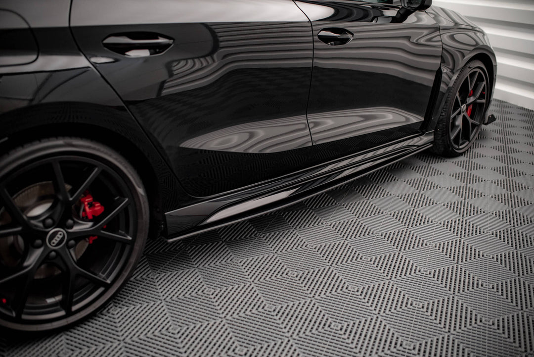 STREET PRO SIDE SKIRTS DIFFUSERS AUDI RS3 SPORTBACK / SEDAN 8Y