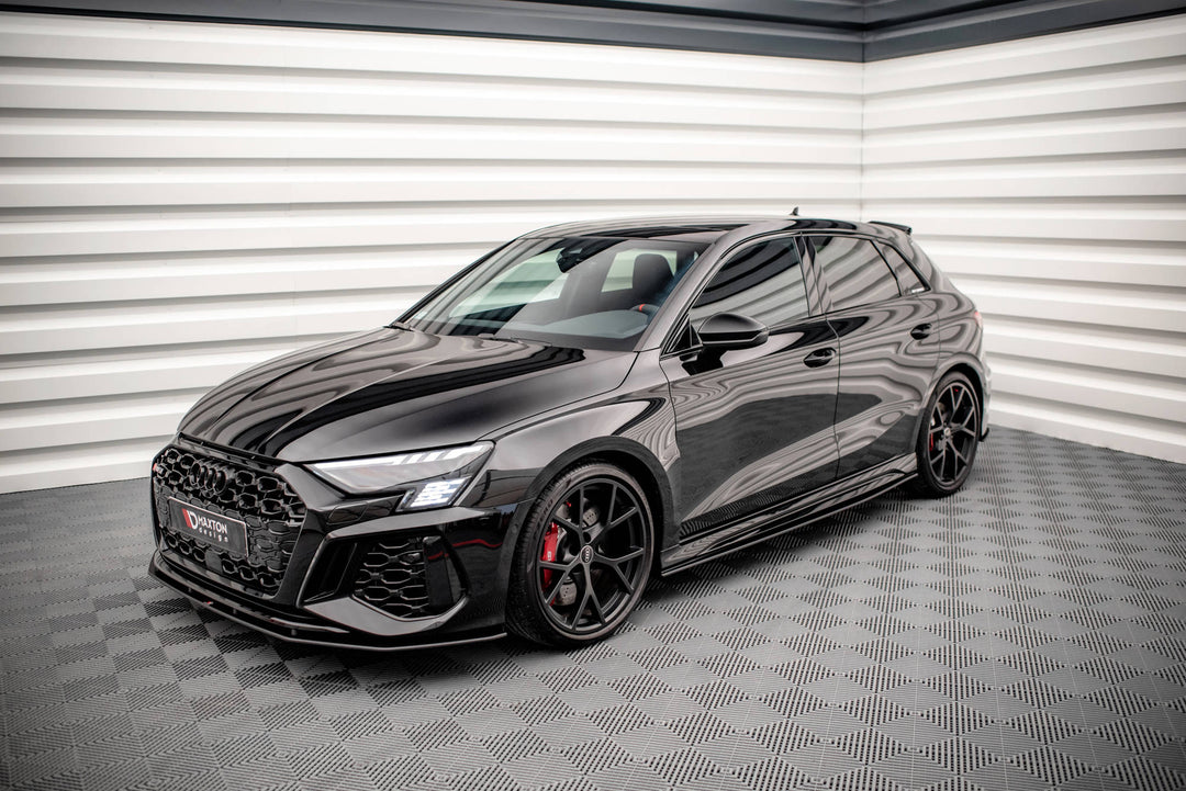 STREET PRO SIDE SKIRTS DIFFUSERS AUDI RS3 SPORTBACK / SEDAN 8Y