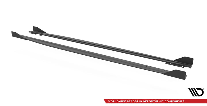 STREET PRO SIDE SKIRTS DIFFUSERS + FLAPS AUDI RS3 SPORTBACK / SEDAN 8Y