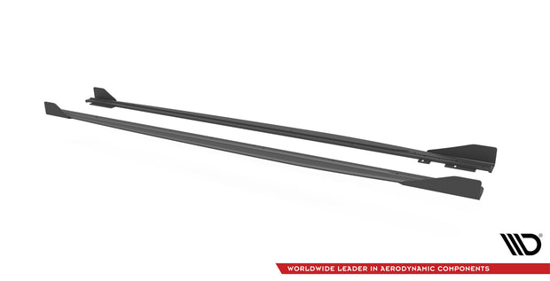 STREET PRO SIDE SKIRTS DIFFUSERS + FLAPS AUDI RS3 SPORTBACK / SEDAN 8Y