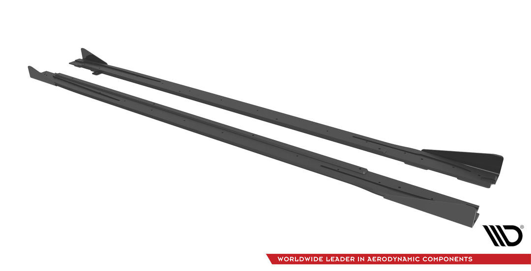 STREET PRO SIDE SKIRTS DIFFUSERS + FLAPS AUDI S3 / A3 S-LINE 8Y