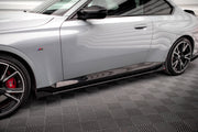 STREET PRO SIDE SKIRTS DIFFUSERS + FLAPS BMW 2 COUPE M-PACK / M240I G42