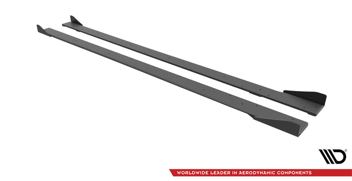 STREET PRO SIDE SKIRTS DIFFUSERS + FLAPS VOLKSWAGEN GOLF R MK7