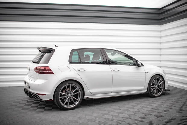 STREET PRO SIDE SKIRTS DIFFUSERS + FLAPS VOLKSWAGEN GOLF R MK7