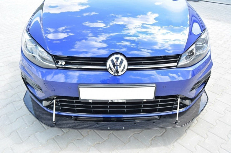 VW GOLF VII R (FACELIFT) - HYBRID FRONT RACING SPLITTER