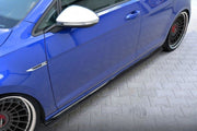 VW GOLF VII R (FACELIFT) - RACING SIDE SKIRTS DIFFUSERS