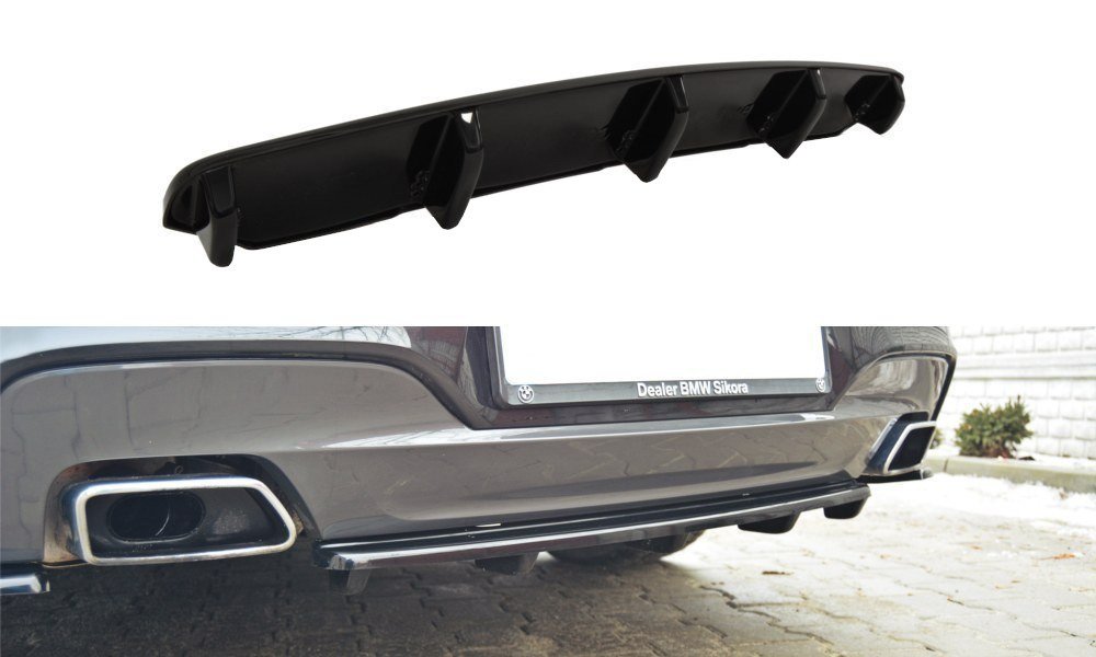 CENTRAL REAR SPLITTER BMW 6 GRAN COUPÉ MPACK (WITH A VERTICAL BAR)