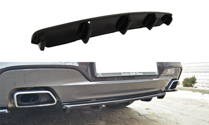 CENTRAL REAR SPLITTER BMW 6 GRAN COUPÉ MPACK (WITH A VERTICAL BAR)