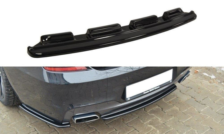 CENTRAL REAR SPLITTER BMW 6 GRAN COUPÉ MPACK (WITHOUT VERTICAL BARS)