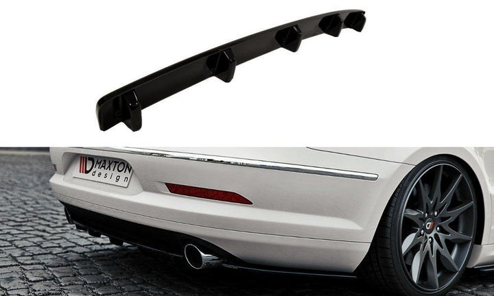 CENTRAL REAR SPLITTER VW PASSAT CC R36 RLINE (PREFACE) (WITH VERTICAL BARS)