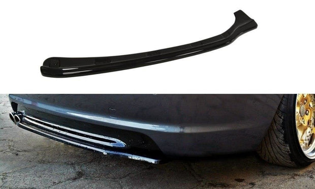 CENTRAL REAR SPLITTER FOR BMW 3 E46 MPACK COUPE (WITHOUT VERTICAL BARS)