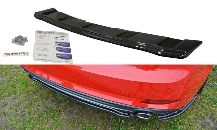 CENTRAL REAR SPLITTER AUDI A5 S-LINE F5 COUPE / SPORTBACK (WITHOUT VERTICAL BARS)