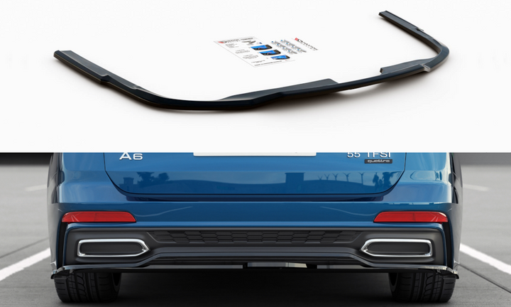 CENTRAL REAR SPLITTER AUDI A6 S-LINE AVANT / SEDAN C8