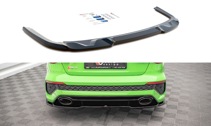 CENTRAL REAR SPLITTER AUDI RS3 SEDAN 8Y