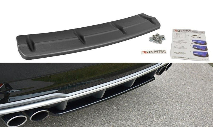 CENTRAL REAR SPLITTER AUDI S3 8V FL SEDAN