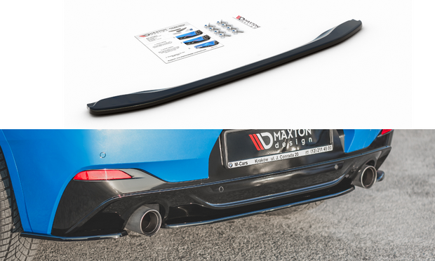 CENTRAL REAR SPLITTER BMW X2 F39 M-PACK