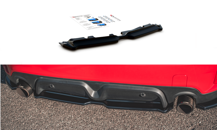 CENTRAL REAR SPLITTER MINI COUNTRYMAN MK2 F60 JCW