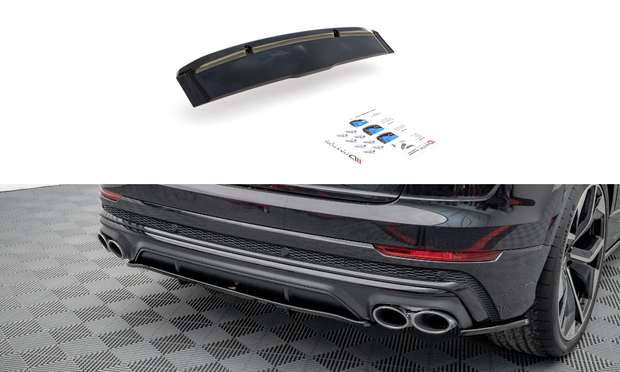 CENTRAL REAR SPLITTER (WITH VERTICAL BARS) AUDI SQ8 MK1