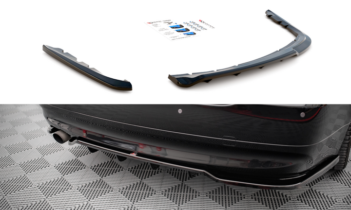 CENTRAL REAR SPLITTER (WITH VERTICAL BARS) BMW 3 SEDAN E90