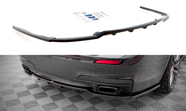 CENTRAL REAR SPLITTER (WITH VERTICAL BARS) BMW 7 M-PACK F01