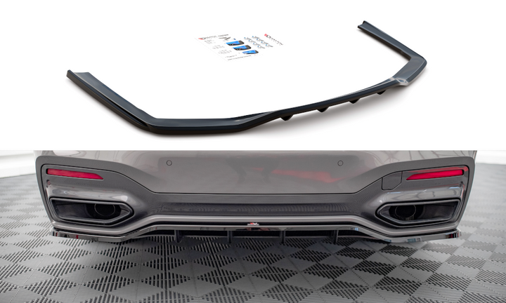 CENTRAL REAR SPLITTER (WITH VERTICAL BARS) BMW 7 M-PACK G11 FACELIFT
