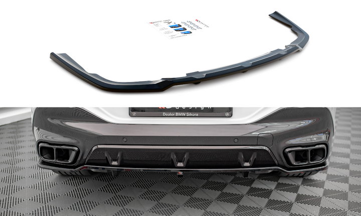 CENTRAL REAR SPLITTER (WITH VERTICAL BARS) BMW X6 M-PACK G06