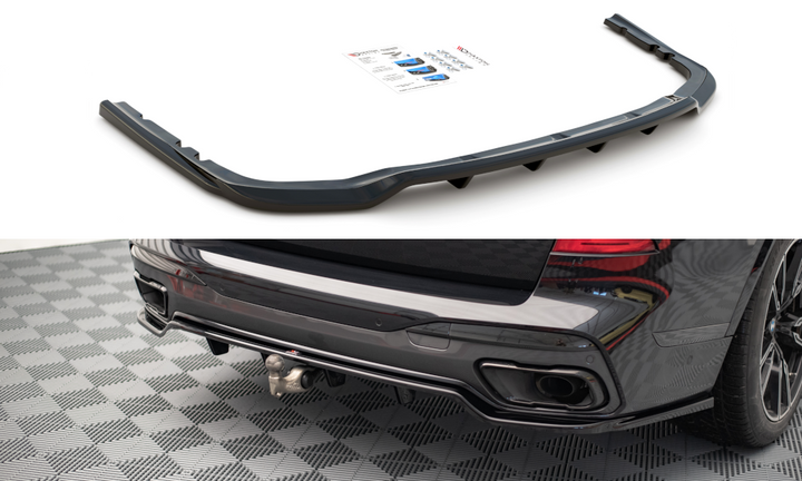 CENTRAL REAR SPLITTER (WITH VERTICAL BARS) BMW X7 M G07