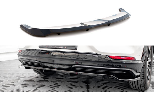 CENTRAL REAR SPLITTER (WITH VERTICAL BARS) FORD MUSTANG MACH-E MK1