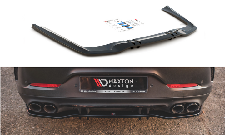CENTRAL REAR SPLITTER (WITH VERTICAL BARS) MERCEDES-AMG 53 4 DOOR COUPE