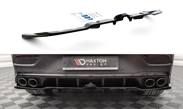CENTRAL REAR SPLITTER (WITH VERTICAL BARS) MERCEDES-AMG GLE COUPE C167