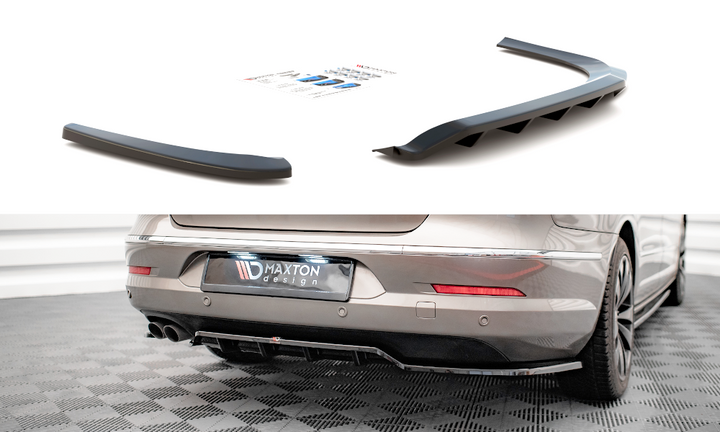 CENTRAL REAR SPLITTER (WITH VERTICAL BARS) VOLKSWAGEN PASSAT CC