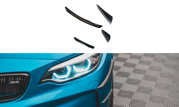 FRONT BUMPER WINGS (CANARDS) BMW M2 F87