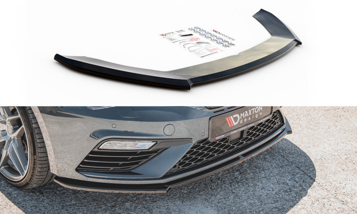 FRONT SPLITTER V.4 SEAT LEON CUPRA / FR MK3 FL