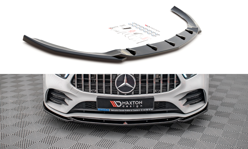 FRONT SPLITTER V.5 MERCEDES A35 AMG &frasl; AMG-LINE W177