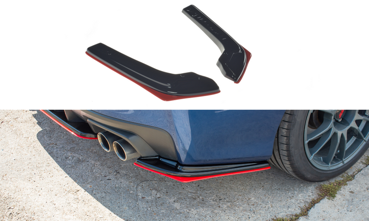 REAR SIDE SPLITTERS V.2 SUBARU WRX STI