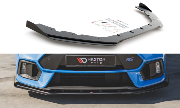 RACING DURABILITY FRONT SPLITTER + FLAPS FORD FOCUS RS MK3