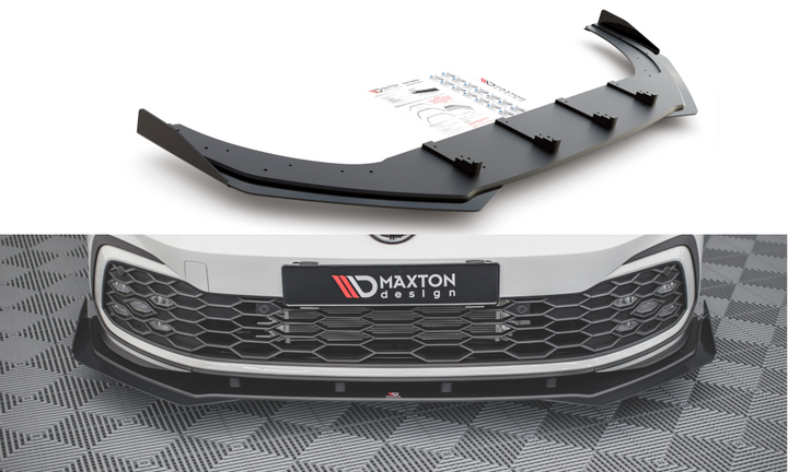 RACING DURABILITY FRONT SPLITTER + FLAPS VOLKSWAGEN GOLF 8 GTI / R-LINE