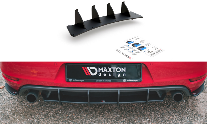 RACING DURABILITY REAR DIFFUSER V.2 VOLKSWAGEN GOLF GTI MK6