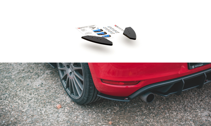 RACING DURABILITY REAR SIDE SPLITTERS VOLKSWAGEN GOLF GTI MK6
