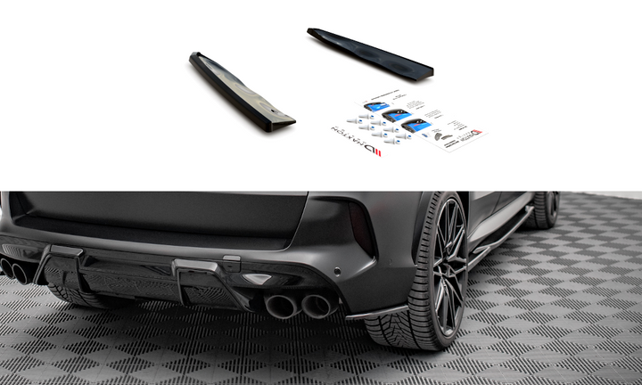 REAR SIDE SPLITTERS BMW X5M F95