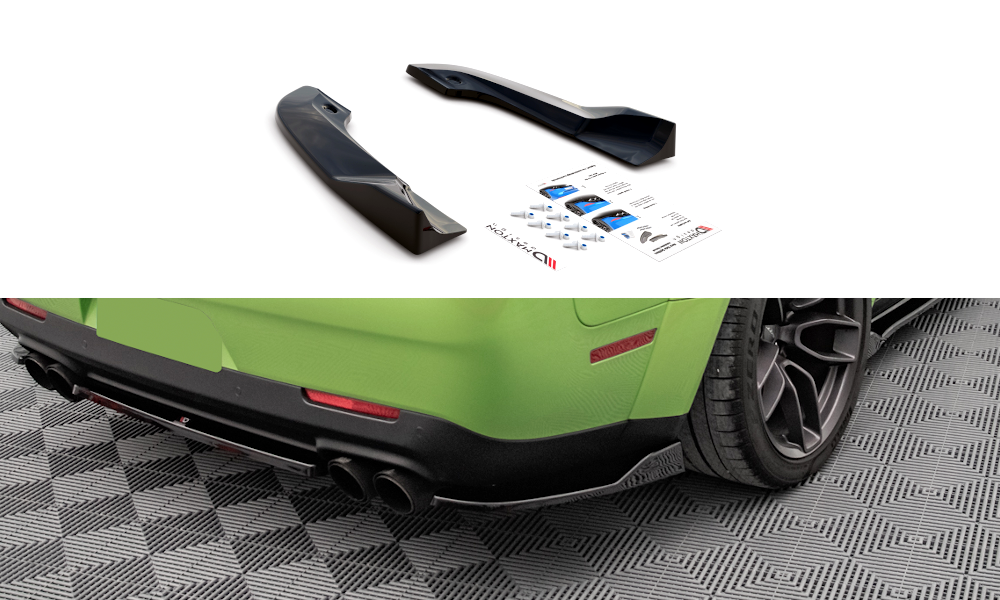 REAR SIDE SPLITTERS DODGE CHALLENGER SRT HELLCAT WIDEBODY MK3 – Maxton ...