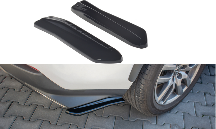 REAR SIDE SPLITTERS LEXUS NX FACELIFT(HYBRID)