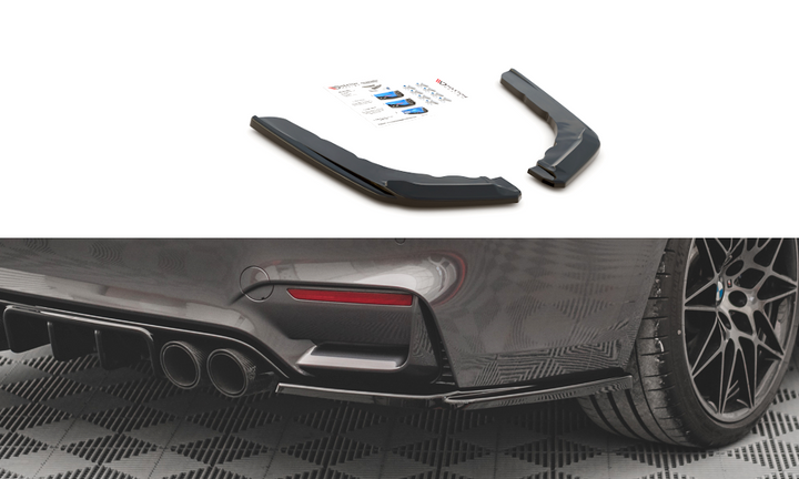 REAR SIDE SPLITTERS V.2 BMW M4 F82