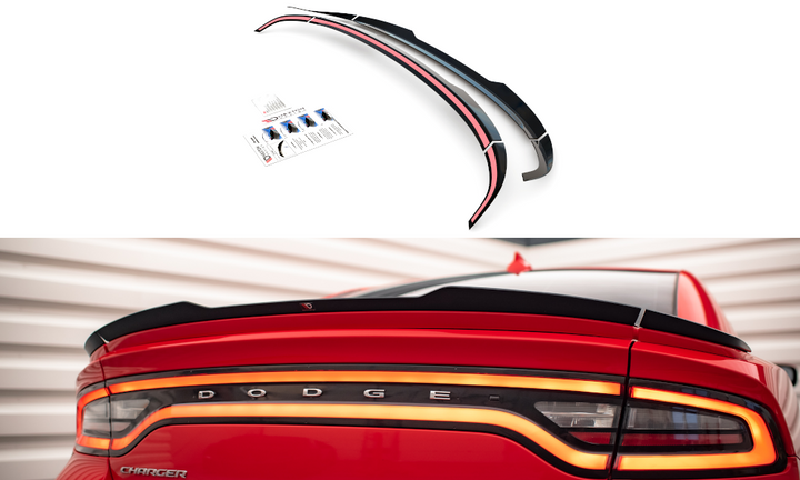 SET OF SPOILER CAPS DODGE CHARGER RT MK7 FACELIFT