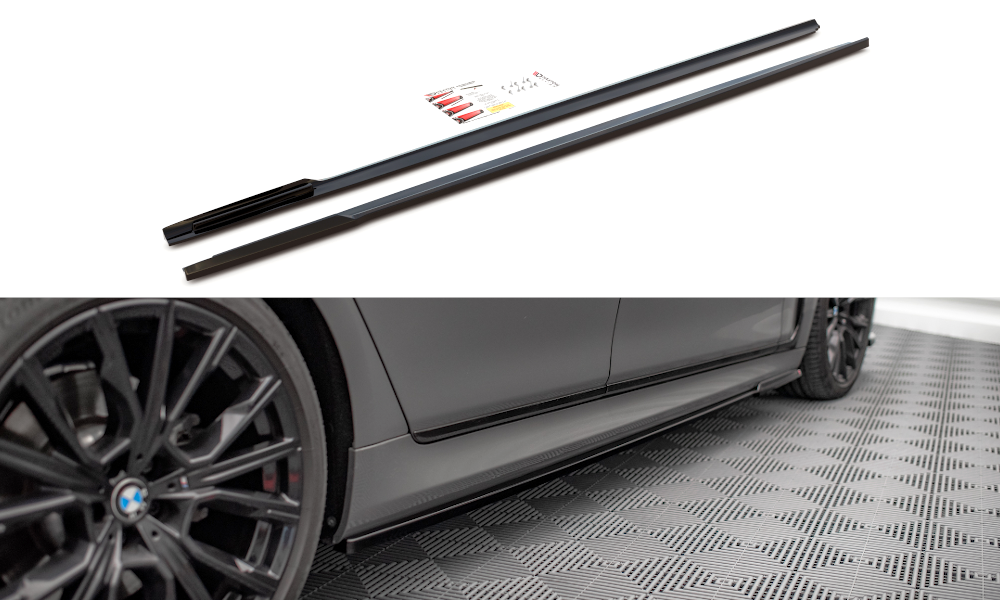 SIDE SKIRTS DIFFUSERS SUITABLE FOR BMW 7 M-PACK G11 FACELIFT