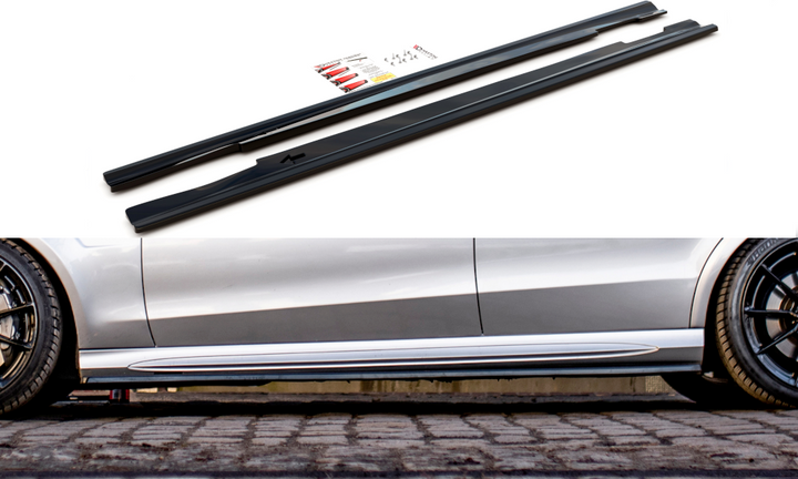 SIDE SKIRTS DIFFUSERS MERCEDES-BENZ E63 AMG SEDAN W212 FACELIFT